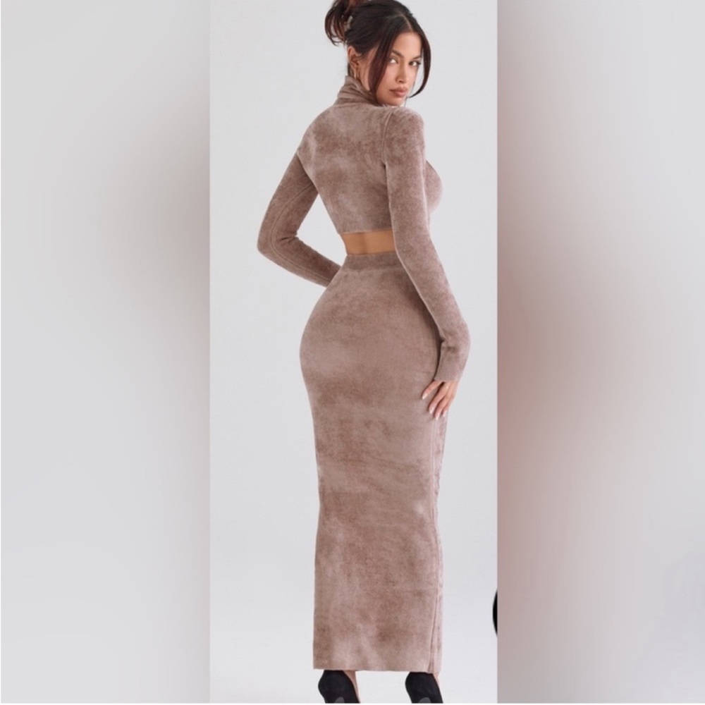 House of CB Taupe Skirt Set - Picture 3 of 6